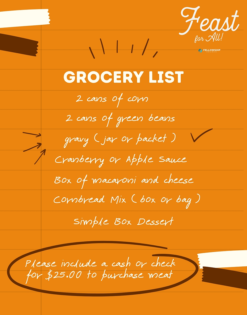 Grocery List